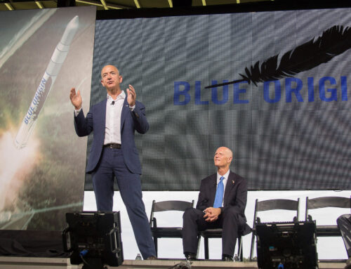 Jeff Bezos’s rocket company could race SpaceX to...