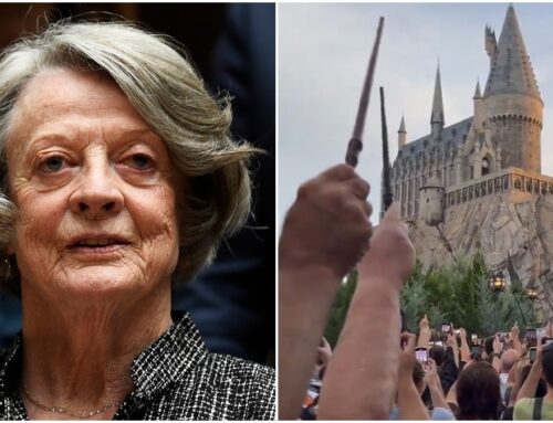 Maggie Smith’s death: Potterheads raise wands at Hogwarts Castle to pay tribute