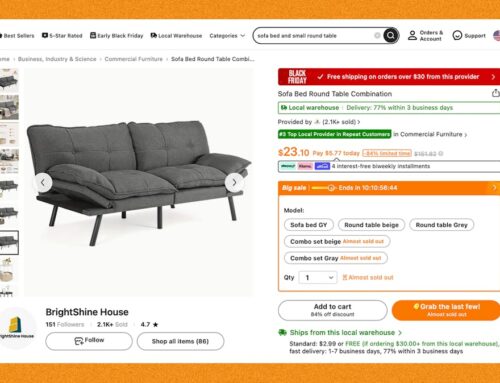 Amazon, Temu and $20 Couches