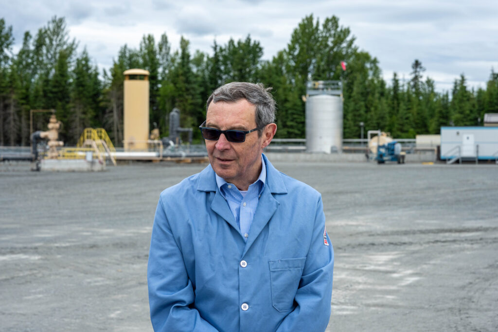 Former BP engineer David Clarke tours the Cook Inlet Natural Gas Storage Alaska facility on July in Kenai. Credit: Loren Holmes/ADN