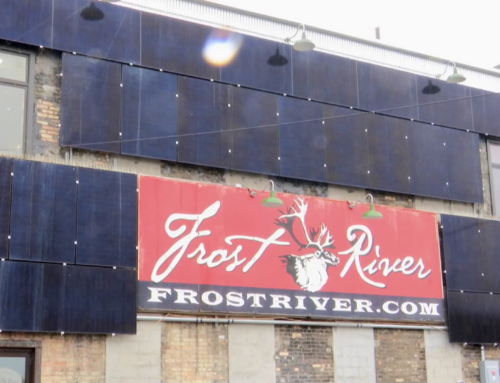 Frost River Trading saving money and energy through solar power