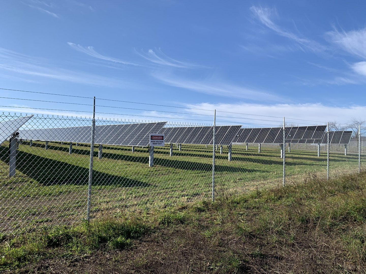 The Nittany 1 Solar Farm, seen here from outside protective fencing in Lurgan Township, Franklin County on Nov. 24, 2020.