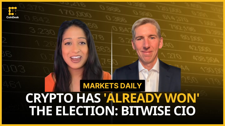 Crypto Has 'Already Won' the Election: Bitwise CIO Matt Hougan