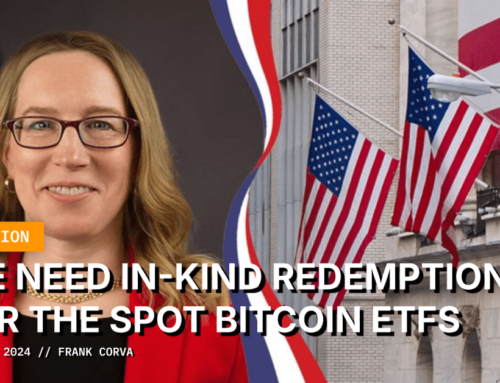 We Need In-Kind Redemptions For The Spot Bitcoin ETFs