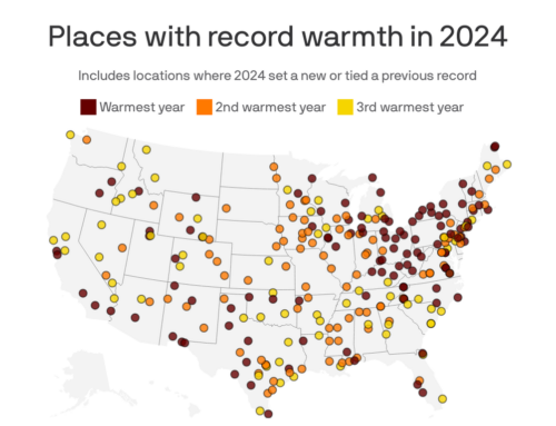 2024 was the hottest year on record for hundreds of US locations