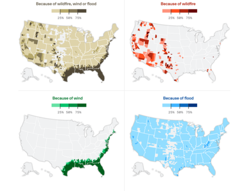 Wildfires and hurricanes could make parts of U.S. uninsurable