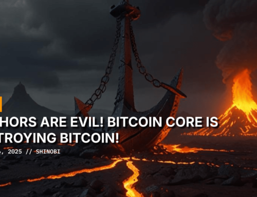 Anchors Are Evil! Bitcoin Core Is Destroying Bitcoin!