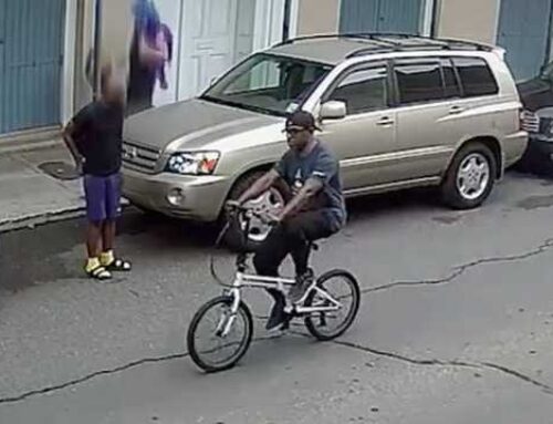 New photo released of suspect riding bike around French Quarter months before attack