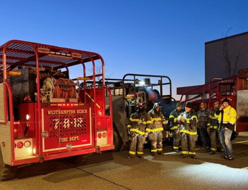 Suffolk launches arson investigation as Westhampton brush fire continues to burn