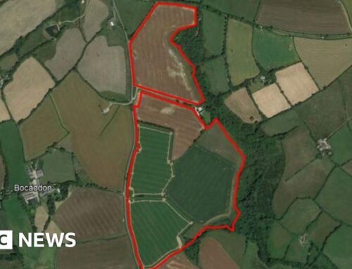 Proposal for large solar farm near Lostwithiel