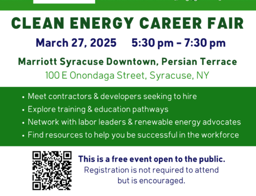 Oswego County Today3rd Annual Clean Energy Career Fair