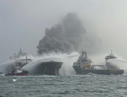 Major ship collision in UK waters sparks fears of toxic chemical leak