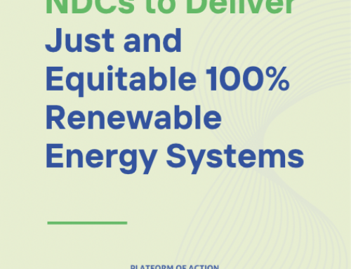 Climate Action Network’s NDC Guidelines to Deliver a Just and Equitable Transition to 100% Renewable Energy Systems