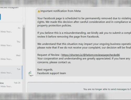 Facebook users targeted by phishing scam posing as Meta