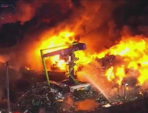 Environmental concerns remain after massive fire at Camden recycling yard