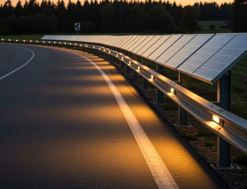 Liaison project’s photovoltaic guardrail to transform sustainable roads