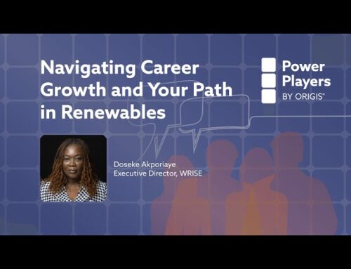 Navigating Career Growth and Your Path in Renewables