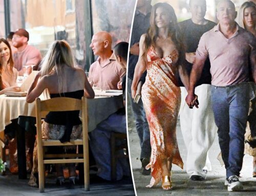 Lauren Sánchez and Jeff Bezos’ pre-wedding PDA continues as they…
