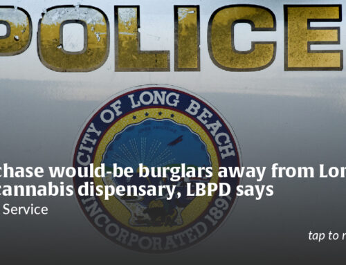 Police chase would-be burglars away from Long Beach cannabis dispensary, LBPD says