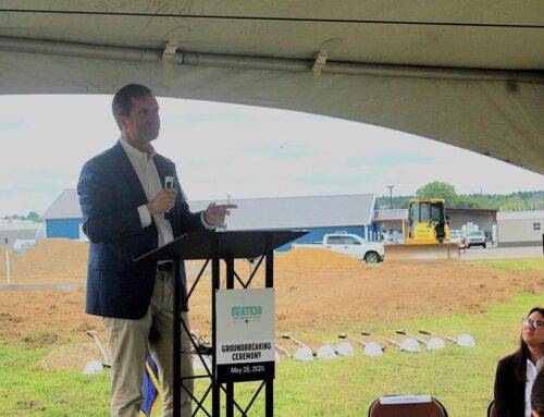 Gov. Beshear and Mayfield break ground on medical cannabis testing facility