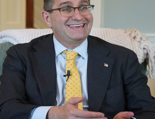 Gov. Matt Meyer discusses the need to move towards renewable energy