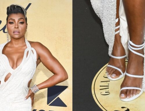 Taraji P. Henson’s Cannes Look Blends Sculptural Design With Rene Caovilla’s Serpentine De