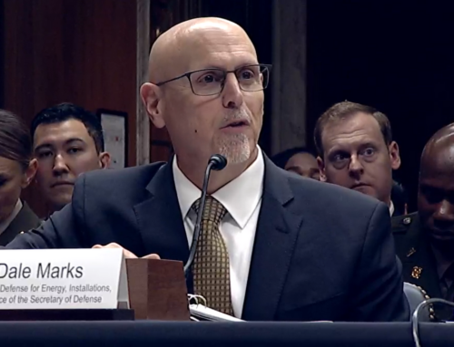 Defense officials to testify on energy, environment issues