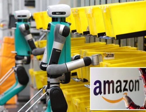 Amazon testing out humanoid delivery robots that will ‘spring out’ of…