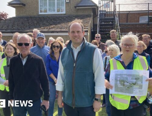 Botolph Claydon campaigners join walk against solar farms