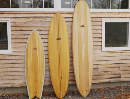 Sustainably-built surfboards made in Maine have less impact on the environment