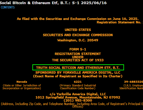 Trump-Backed Truth Social Files with SEC for Spot Bitcoin-Ethereum ETF ‘BT’