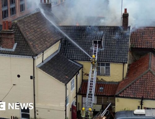 Cannabis factory found after fire in Norwich pub