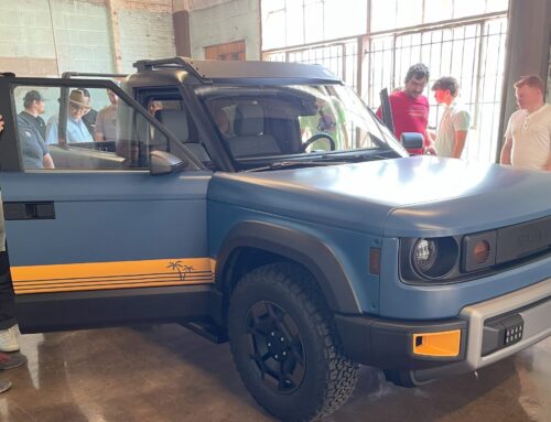 Bezos-backed Slate electric pickup makes stop in Ferndale