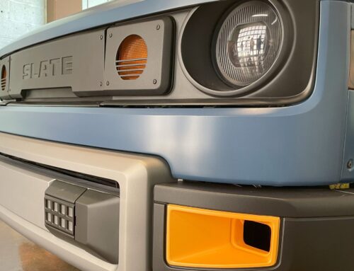 Bezos-backed Slate EV pickup makes stop in Ferndale