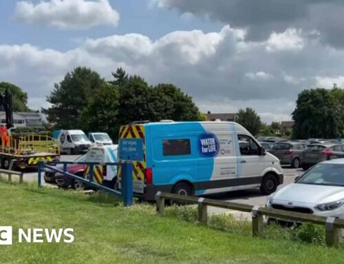 Burst sewer main close to protected site in Warsash