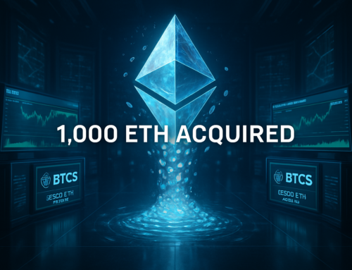 BTCS Grows Ethereum Stack by 50%: Strategic $2.63M Purchase Takes Holdings to Massive 13,5
