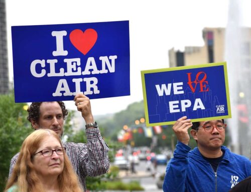 Environmental groups rally in Love Park to ‘save EPA’