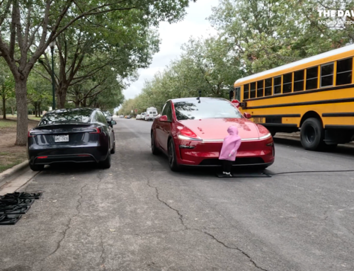 Tesla blows past stopped school bus and hits kid-sized dummies in Full Self-Driving tests