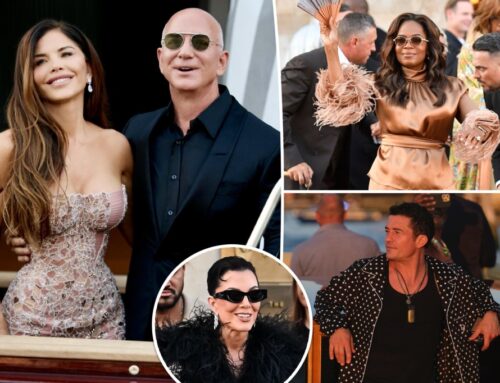 Stars embrace elegant loungewear for Jeff Bezos and Lauren Sánchez’s…