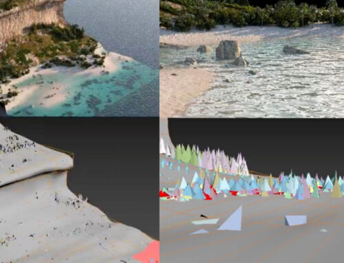 Beautiful Environment Made with Complex Parametric Shaders