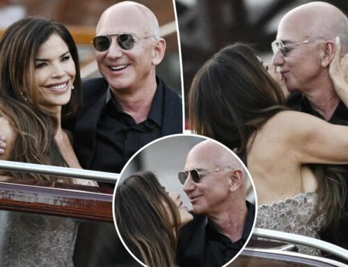 What Lauren Sánchez whispered to new husband Jeff Bezos after their…