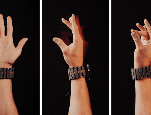 Meta researchers are developing a gesture-controlled wristband that can interact with a co