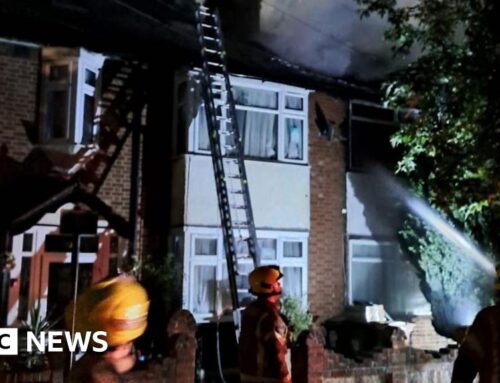 Suspected cannabis factory house in Walthamstow gutted by fire