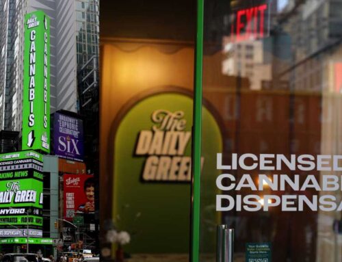 The Daily Green opens in Times Square, bringing news motif to cannabis dispensary