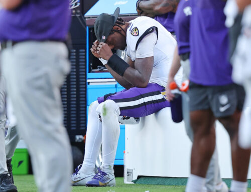Ravens fall to 1-3 with blowout loss to Chiefs, and Lamar Jackson leaves game with injury