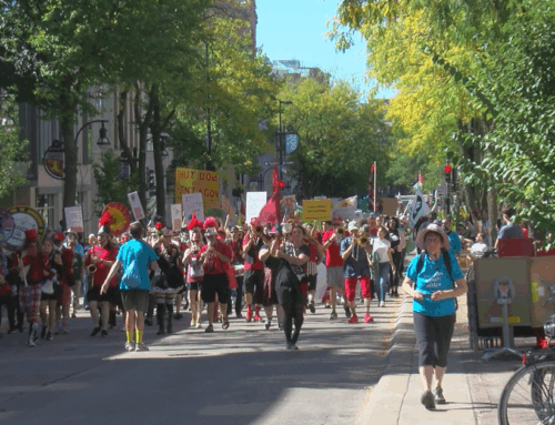 Wisconsin marchers push for climate action and clean energy jobs