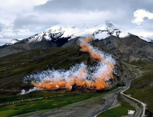 Mt Everest ‘Rising Dragon’ Ad-stunt mocks China’s environment protection claims