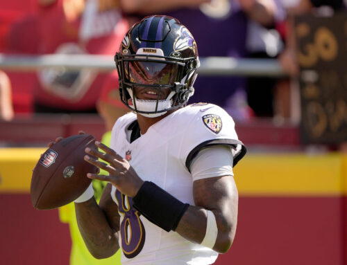 Ravens QB Lamar Jackson leaves game vs. Chiefs early with hamstring injury
