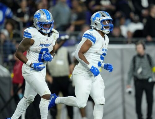 Lions’ rushing attack has historic performance as Detroit powers to shootout victory over