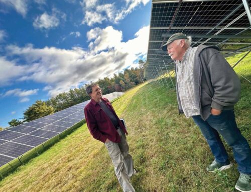 Randolph switches on community solar project — likely the last of its kind